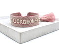 Armband GLÜCKSMOMENTE Statement – gewebt & bestickt