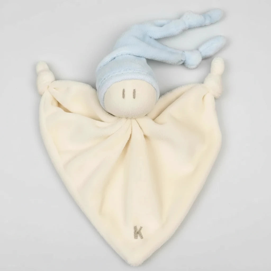 Baby-Schmusetuch & Kuscheltuch in Blau
