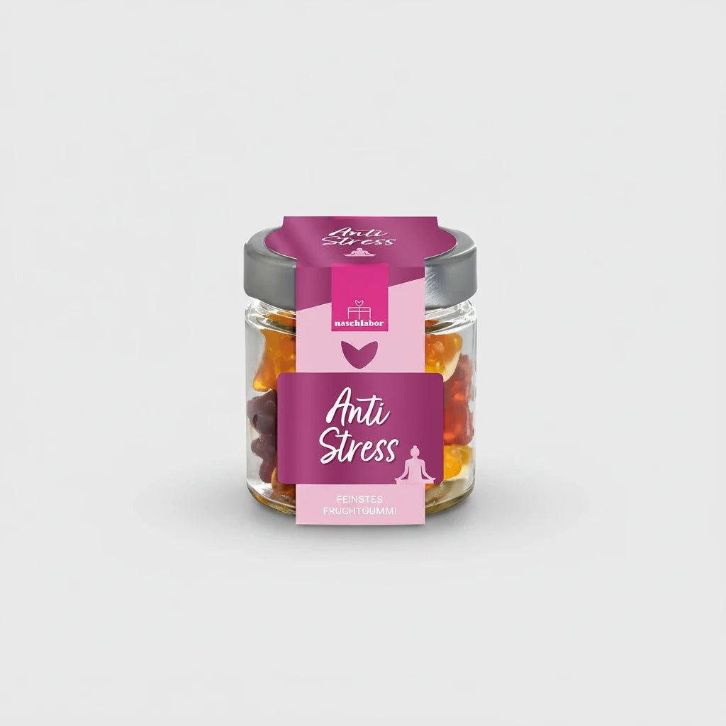 Fruchtgummi Anti-Stress 120 g im Geschenkglas