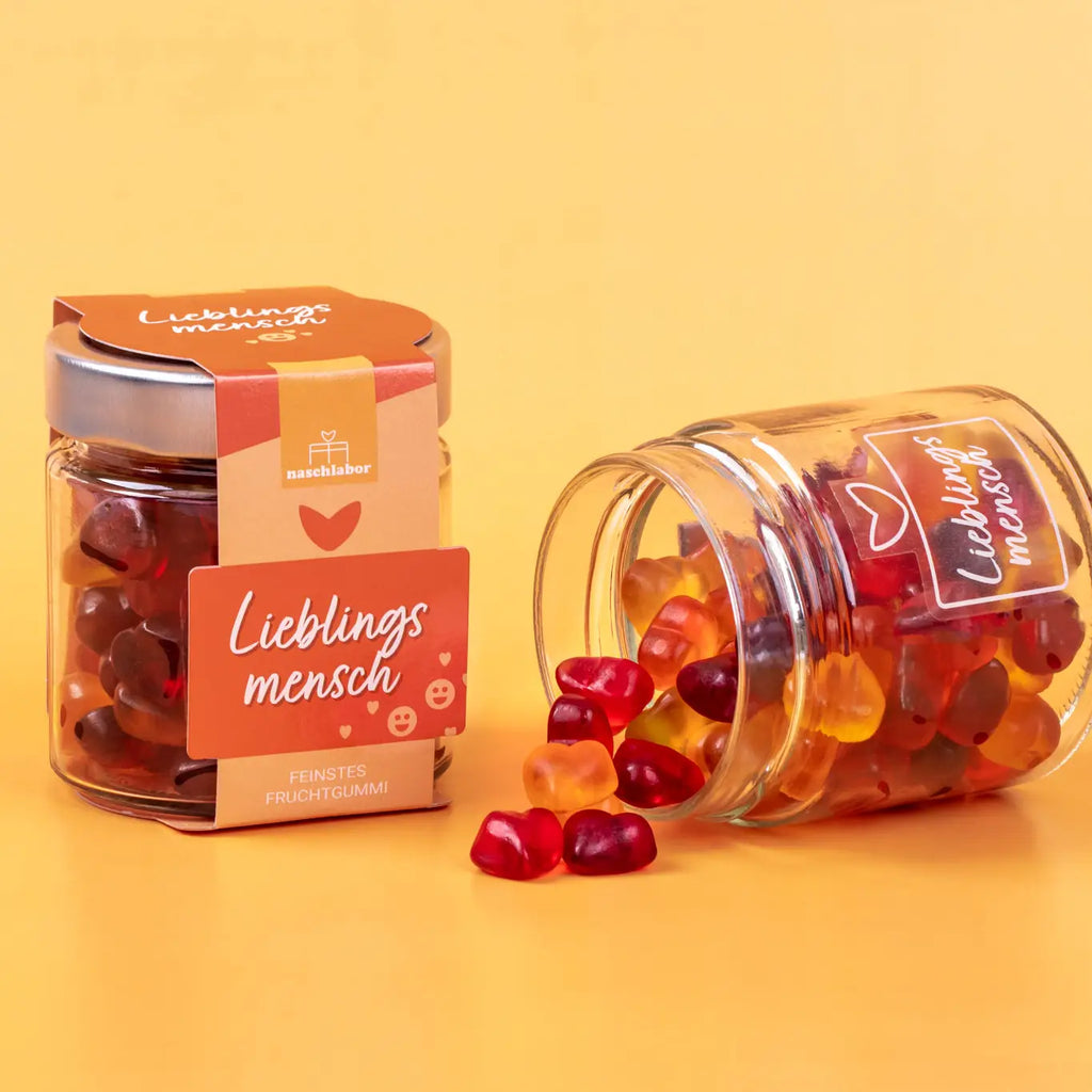 Fruchtgummi Lieblingsmensch 120g – Detailansich – el encanto