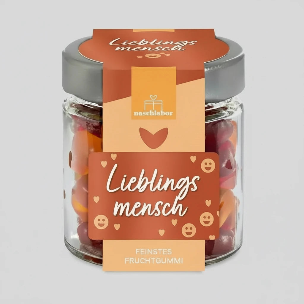Fruchtgummi Lieblingsmensch 120g – Frontansicht – el encanto