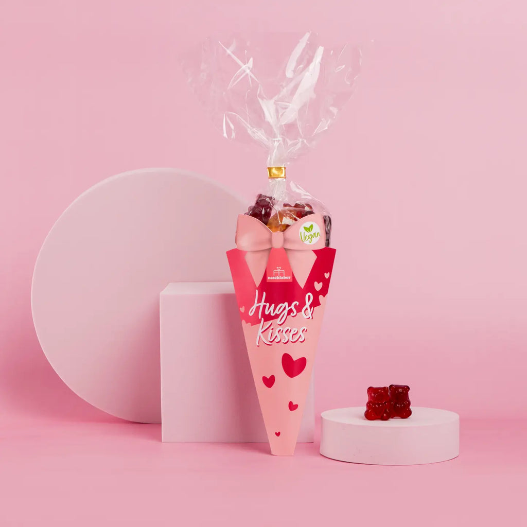 Fruchtgummis Hugs & Kisses als vegane Geschenkidee