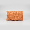 Gewobene Clutch Orange – Frontansicht – el encanto