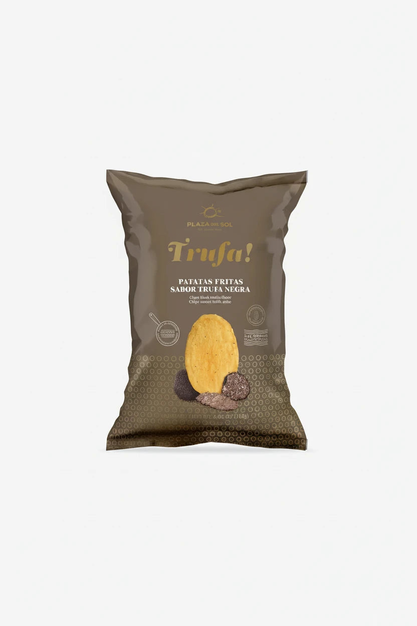 Kartoffelchips Trufa Negra -Geschmack – Frontansicht – el encanto