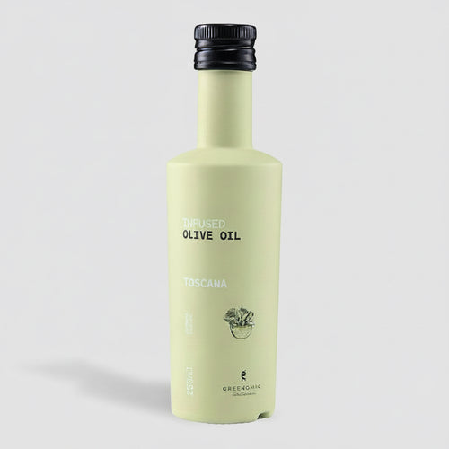 Olivenöl Toscana 250 ml in grüner COLORFUL Designflasche
