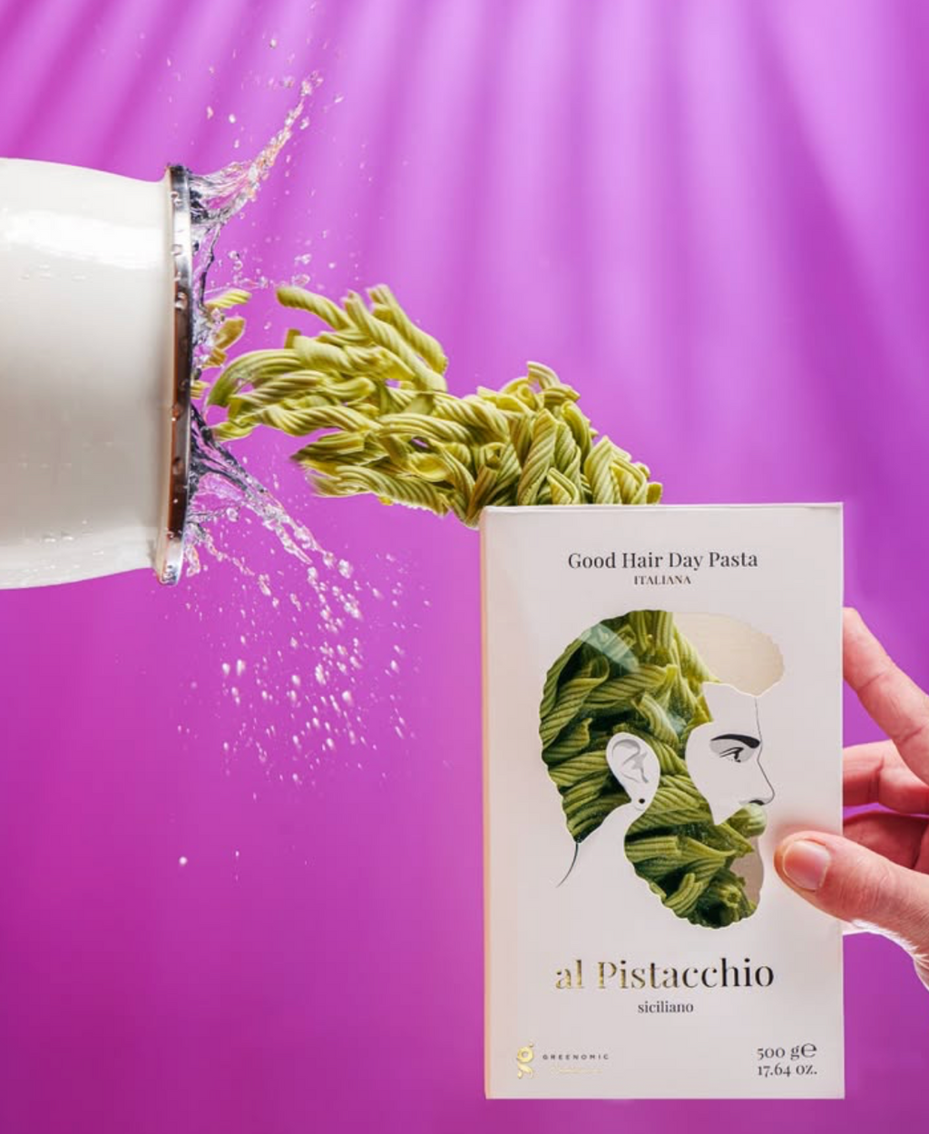 Pasta al Pistacchio Siciliano in der Verpackung
