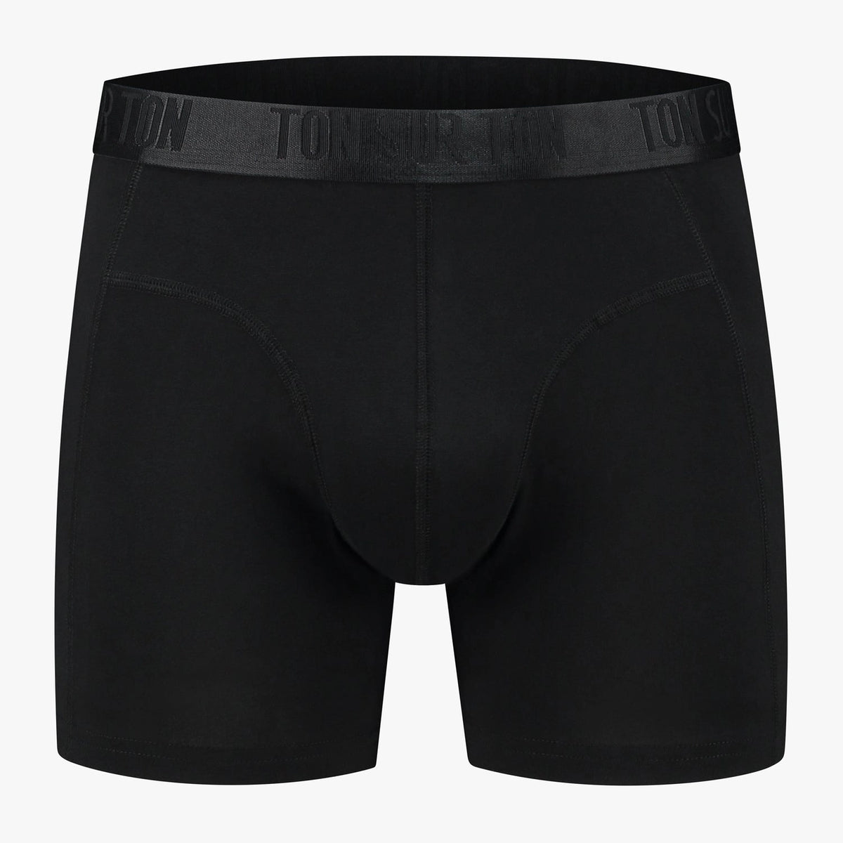 Schwarze Herren-Boxershorts aus Bio-Baumwolle
