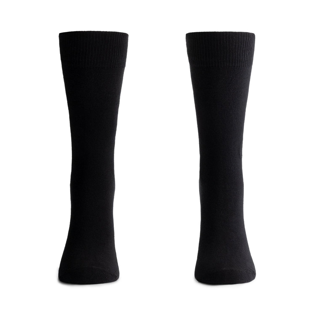 Schwarze Herrensocken aus Bio-Baumwolle