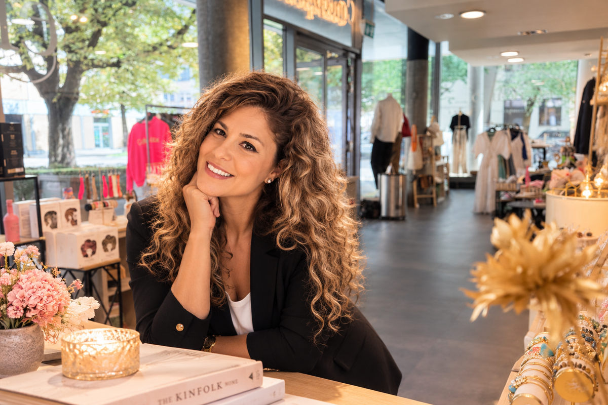 Sonia Vazquez im el encanto Concept Store in Zürich